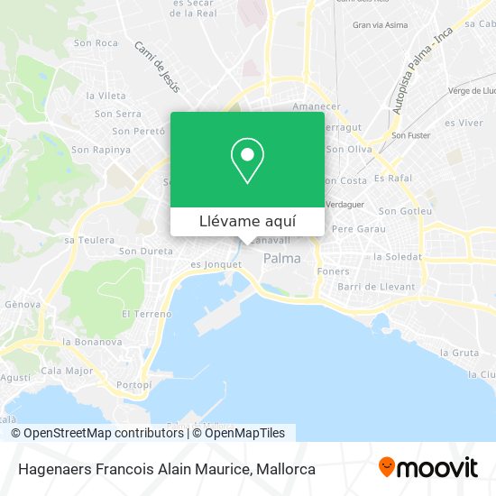 Mapa Hagenaers Francois Alain Maurice