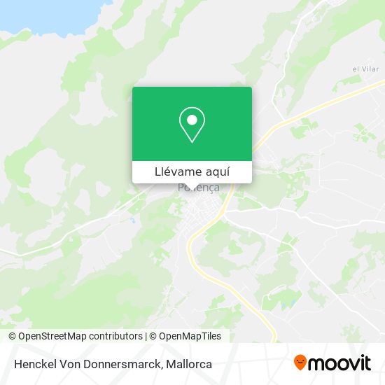 Mapa Henckel  Von Donnersmarck
