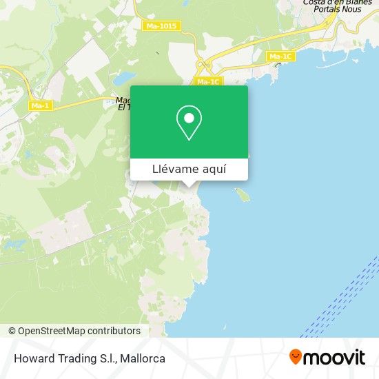 Mapa Howard Trading S.l.