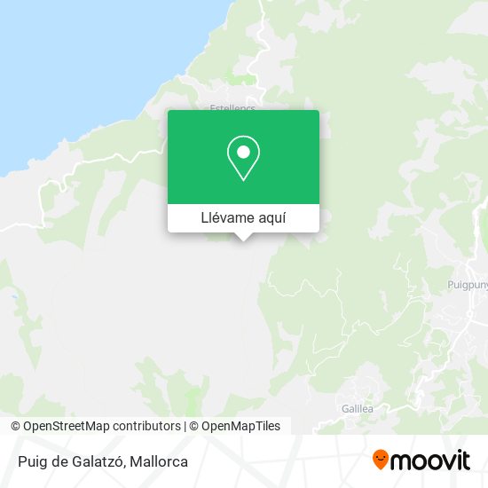 Mapa Puig de Galatzó