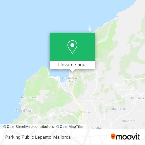 Mapa Parking Públic Lepanto