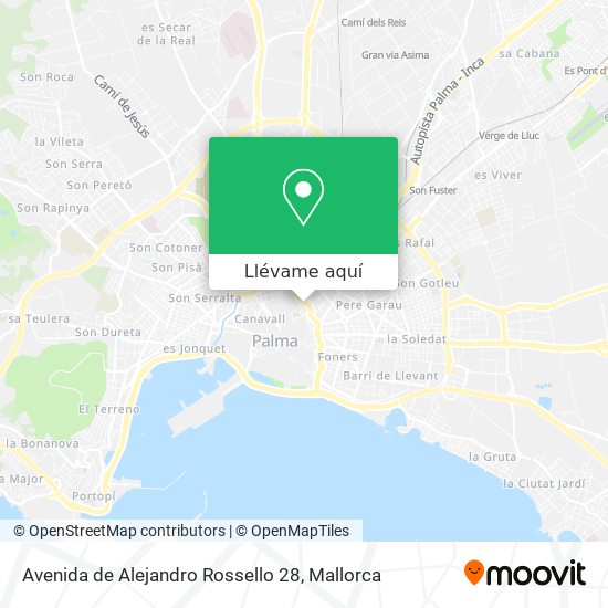 Mapa Avenida de Alejandro Rossello 28