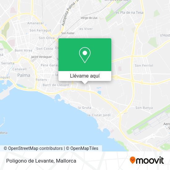Mapa Poligono de Levante