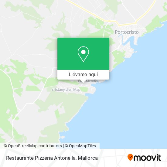 Mapa Restaurante Pizzeria Antonella