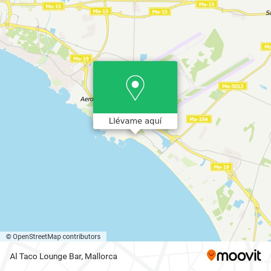 Mapa Al Taco Lounge Bar