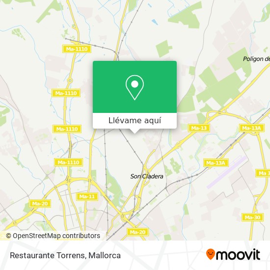 Mapa Restaurante Torrens