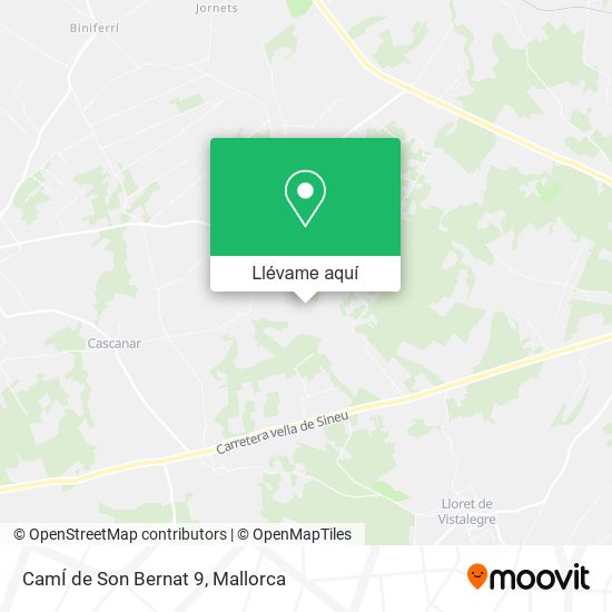 Mapa CamÍ de Son Bernat 9