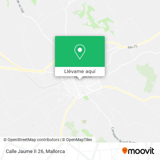 Mapa Calle Jaume II 26