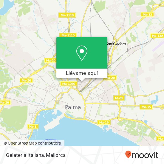 Mapa Gelateria Italiana