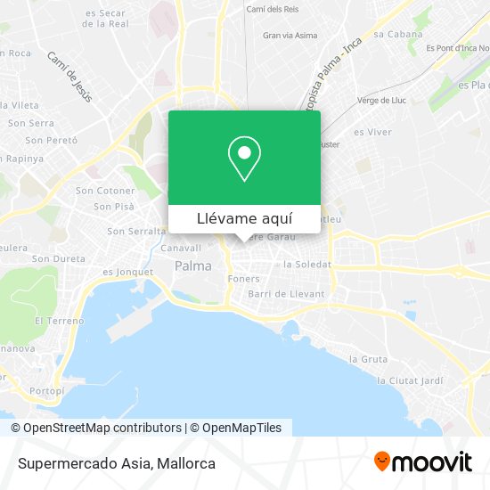 Mapa Supermercado Asia