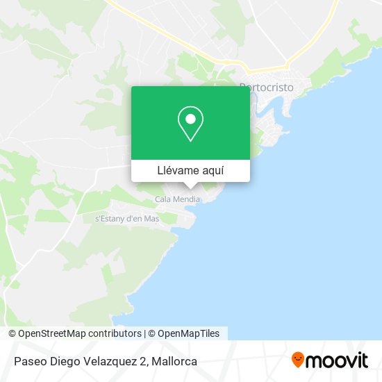 Mapa Paseo Diego Velazquez 2