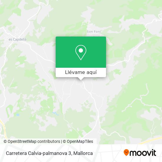 Mapa Carretera Calvia-palmanova 3