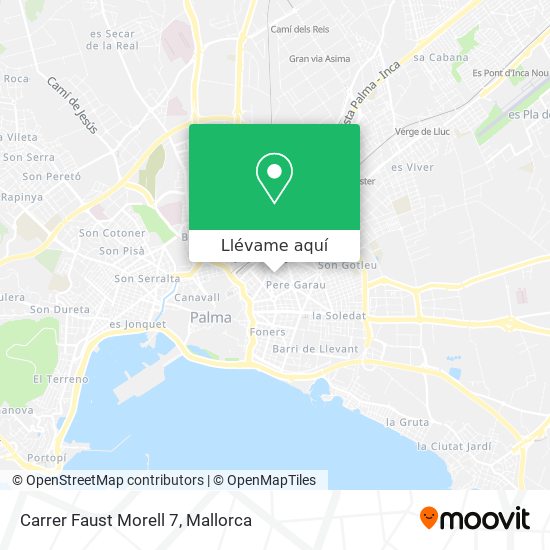Mapa Carrer Faust Morell 7