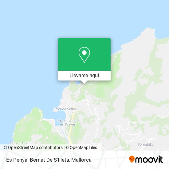 Mapa Es Penyal Bernat