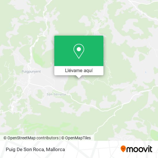 Mapa Puig De Son Roca
