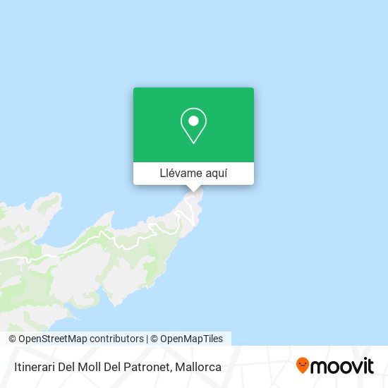 Mapa Itinerari Del Moll Del Patronet
