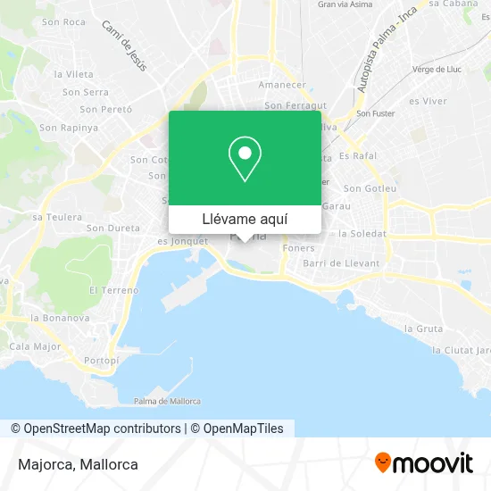 Mapa Majorca