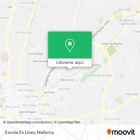Mapa Escola Es Liceu