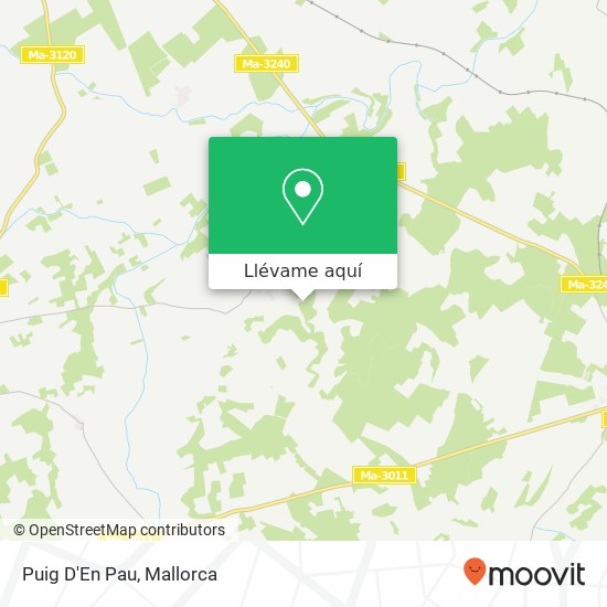 Mapa Puig D'En Pau