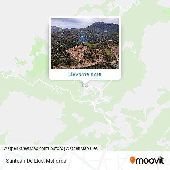 Mapa Santuari De Lluc