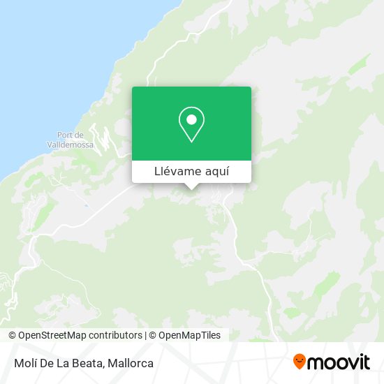 Mapa Molí De La Beata