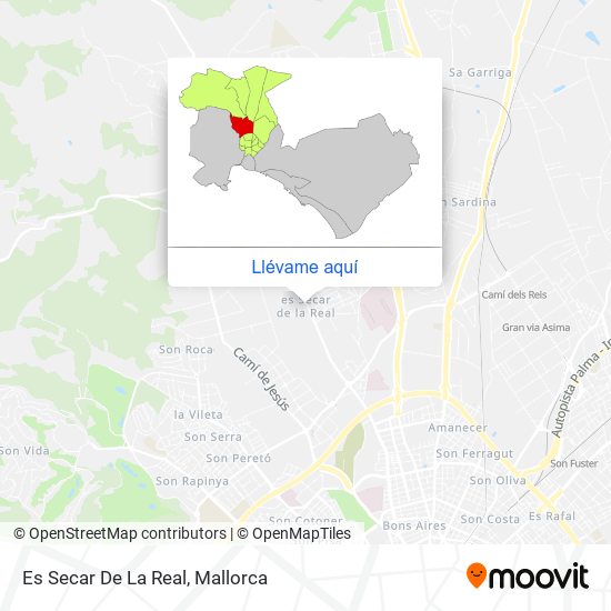 Mapa Es Secar De La Real