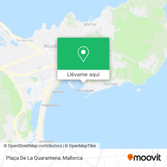 Mapa Plaça De La Quarantena