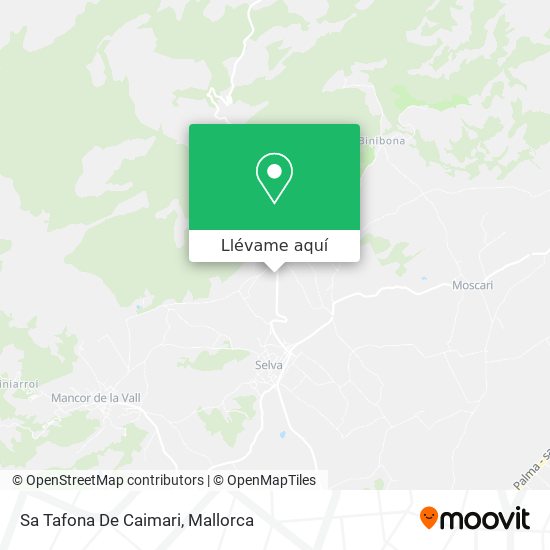 Mapa Sa Tafona De Caimari