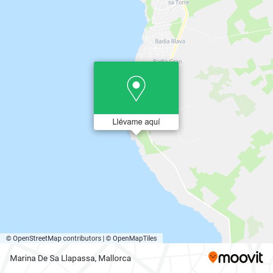 Mapa Marina De Sa Llapassa