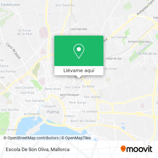 Mapa Escola De Son Oliva