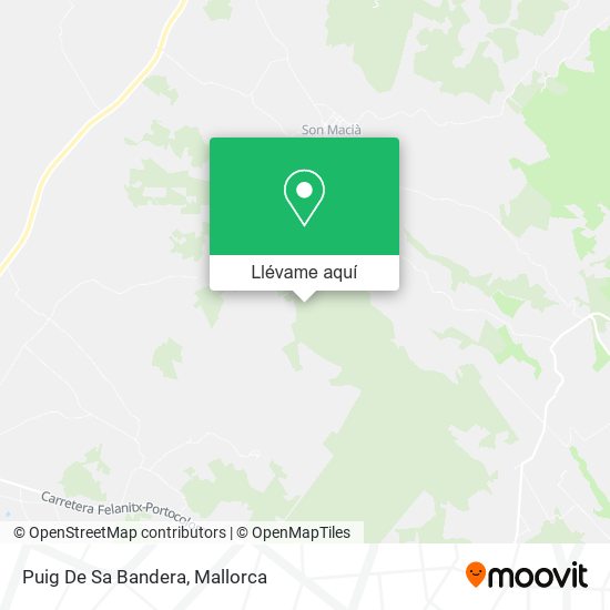 Mapa Puig De Sa Bandera