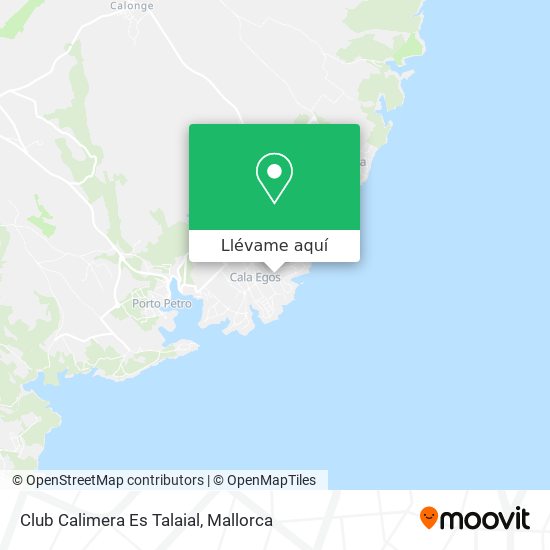 Mapa Club Calimera Es Talaial