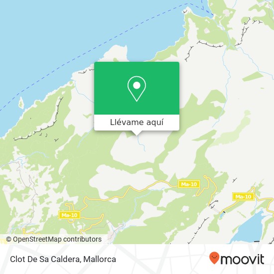 Mapa Clot De Sa Caldera