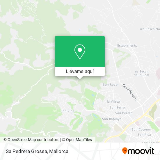 Mapa Sa Pedrera Grossa