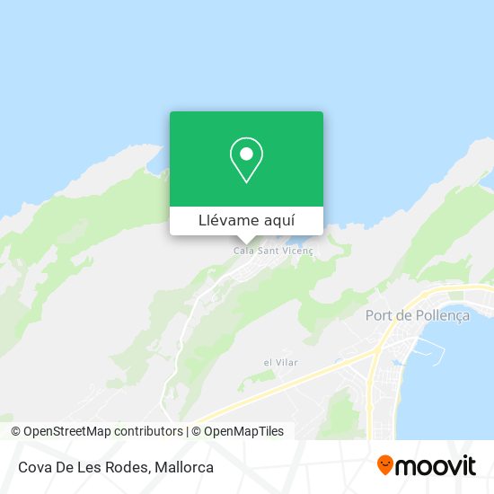 Mapa Cova De Les Rodes