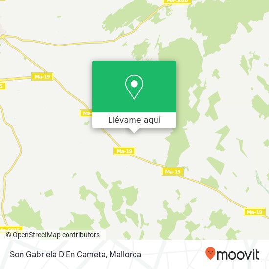 Mapa Son Gabriela D'En Cameta