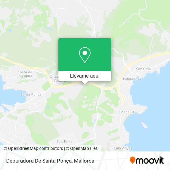 Mapa Depuradora De Santa Ponça