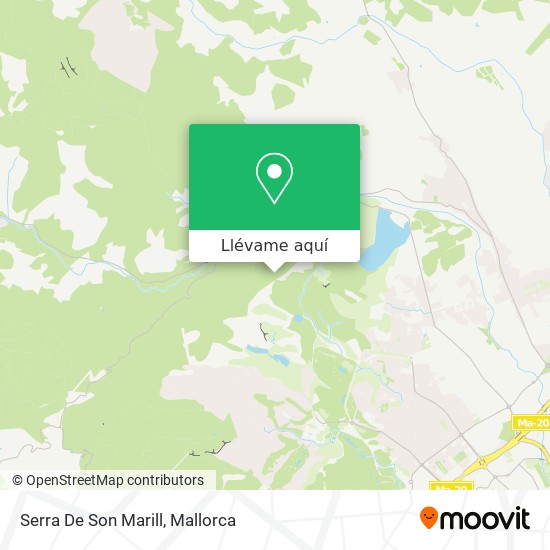 Mapa Serra De Son Marill