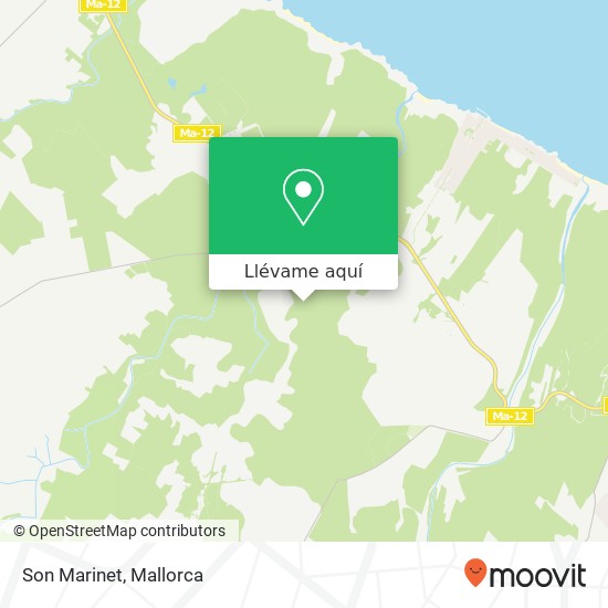 Mapa Son Marinet