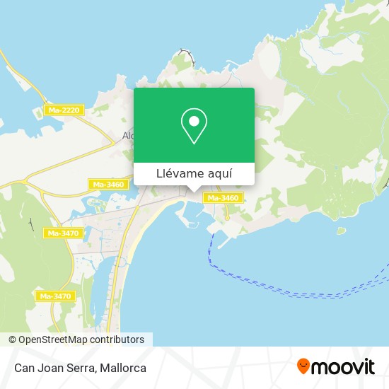 Mapa Can Joan Serra