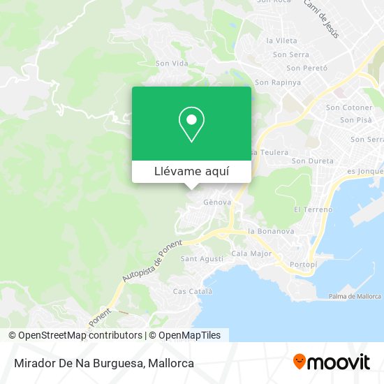Mapa Mirador De Na Burguesa