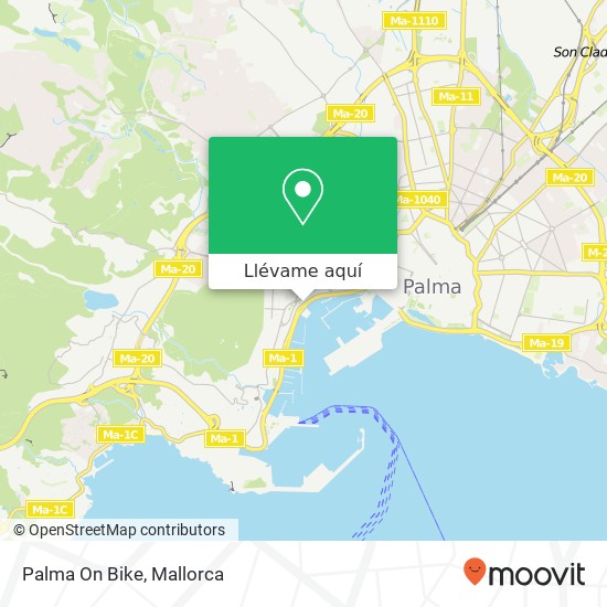 Mapa Palma On Bike