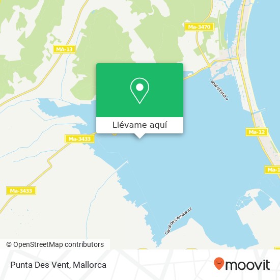 Mapa Punta Des Vent