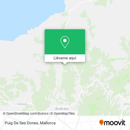 Mapa Puig De Ses Dones
