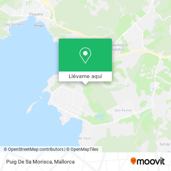 Mapa Puig De Sa Morisca