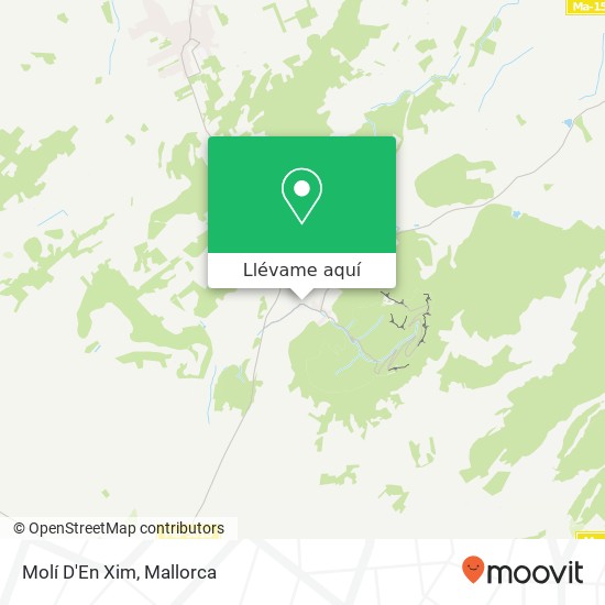 Mapa Molí D'En Xim