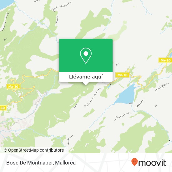 Mapa Bosc De Montnáber