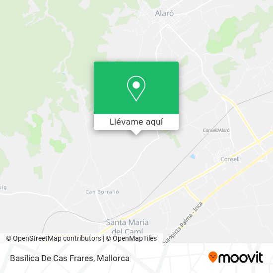 Mapa Basílica De Cas Frares