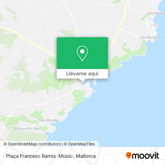 Mapa Plaça Francesc Ramis -Músic-
