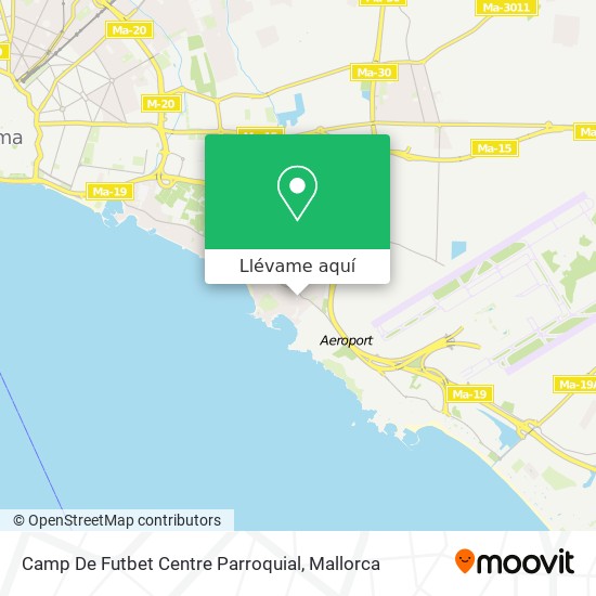 Mapa Camp De Futbet Centre Parroquial